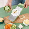 5-in-1 Multifunctional Vegetable Cutter & Grater | Stainless Steel Kitchen Slicer